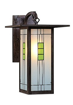 Franklin One Light Wall Mount in Rustic Brown (37|FB9LYRB)