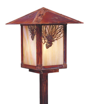 Evergreen One Light Stem Mount in Rustic Brown (37|ESP9PFFRB)