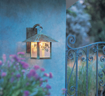 Evergreen One Light Wall Mount in Verdigris Patina (37|EB12SFCSVP)