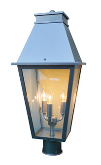 Croydon Three Light Post Mount in Rustic Brown (37|CRP10CLRRB)