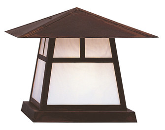 Carmel One Light Column Mount in Rustic Brown (37|CC15HCSRB)