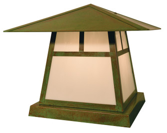 Carmel One Light Column Mount in Rustic Brown (37|CC12TCSRB)