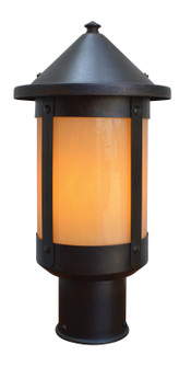 Berkeley One Light Post Mount in Satin Black (37|BP7WOBK)