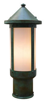 Berkeley One Light Post Mount in Antique Brass (37|BP6LWOAB)