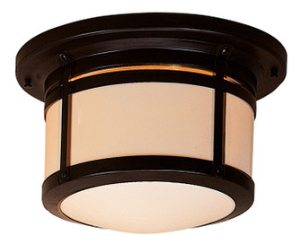 Berkeley Two Light Flush Mount in Satin Black (37|BCM12WOBK)