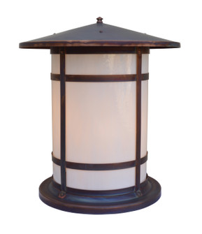 Berkeley One Light Column Mount in Verdigris Patina (37|BC17LWOVP)