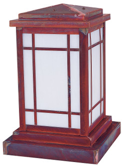 Avenue One Light Column Mount in Verdigris Patina (37|AVC8CSVP)