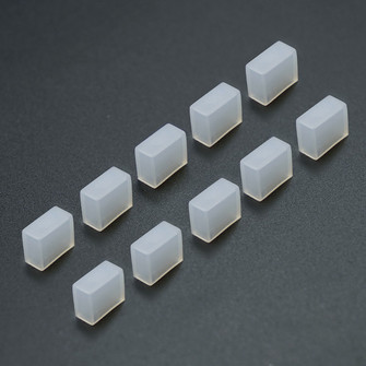 Tape Light Accessories End Caps in White (303|TLENDS6510)