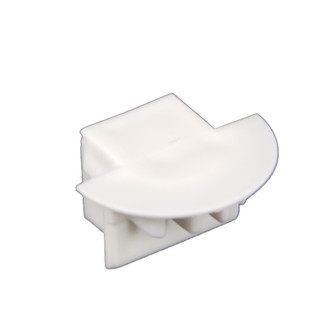 Extrusion End Cap in White (303|PEAA2DFFEED)