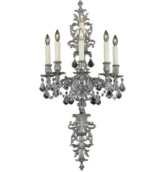 Wall Sconce Six Light Wall Sconce in Polished Brass w/Black Inlay (183|WS9491A12GPI)
