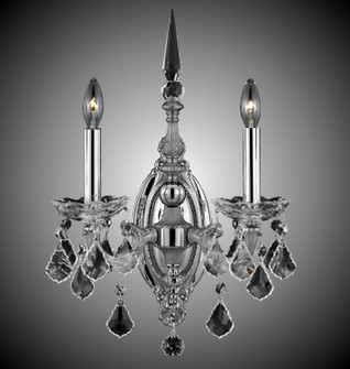 Venetian Two Light Wall Sconce in Polished Brass w/Black Inlay (183|WS9392O12GPI)