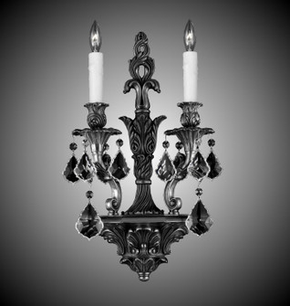 Blairsden Two Light Wall Sconce in Antique Silver (183|WS9082OLN10GST)