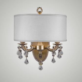 Llydia Two Light Wall Sconce in Antique Silver (183|WS6532ALN10GPIHL)