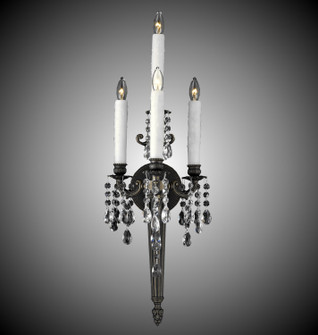 Wall Sconces Four Light Wall Sconce in Polished Brass w/Umber Inlay (183|WS2214ALN01GST)