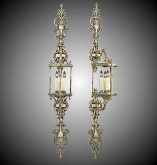 Lantern Three Light Wall Sconce in Antique White Glossy (183|WS219004GPI)