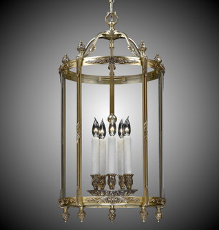 Lantern Five Light Lantern in Polished Brass w/Umber Inlay (183|LT211701GST)