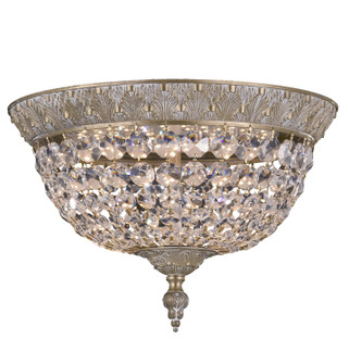 Corinthian LED Flush Mount in Polished Brass w/Black Inlay (183|FM8612P12G)