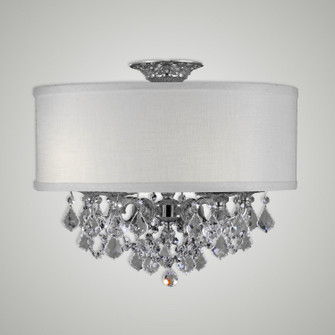 Llydia Five Light Semi Flush Mount in Polished Brass w/Umber Inlay (183|FM6511ALN01GPIHL)
