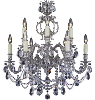 Rosetta 12 Light Chandelier in Antique Black Glossy (183|CH9552O02GST)