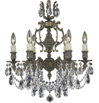 Rosetta Six Light Chandelier in French Gold Glossy (183|CH9522A03GST)