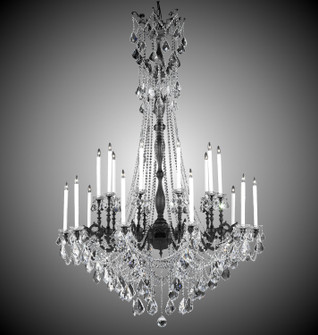 Crystella 20 Light Chandelier in White Nickel (183|CH9289O10WST)