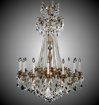 Biella 16 Light Chandelier in Polished Brass w/Umber Inlay (183|CH9278ATK01GPI)