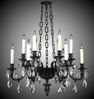 Blairsden 12 Light Chandelier in Antique Black Glossy (183|CH9015OLN02GPI)