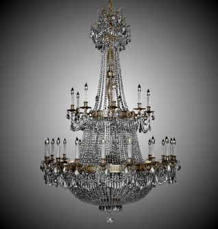 Valencia 54 Light Chandelier in Polished Brass w/Umber Inlay (183|CH8163P01GST)