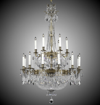 Valencia 33 Light Chandelier in Antique White Glossy (183|CH8162P04GPI)