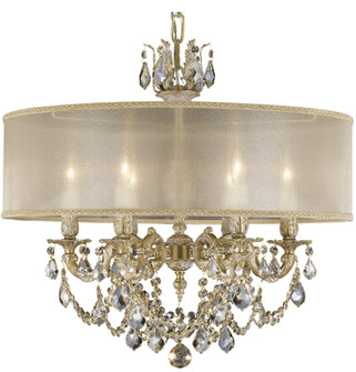 Llydia Six Light Chandelier in French Gold Glossy (183|CH6522OLN03GPIPG)