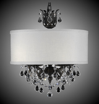 Llydia Five Light Chandelier in Satin Nickel (183|CH6502A07GSTPG)