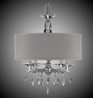 Kaya Five Light Chandelier in Pewter w/Polished Nickel Accents (183|CH5602G37G38GSTGL)