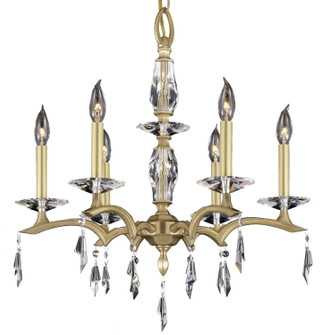 Kaya Six Light Chandelier in Old Bronze Satin w/Pewter Accents (183|CH5503G35S37GST)