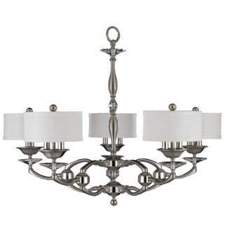 Kensington Ten Light Chandelier in Polished Brass (183|CH544232GSTGL)