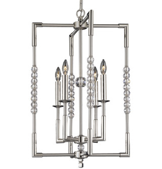 Magro Four Light Chandelier in Old Brass (183|CH350236GST)