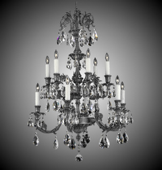 Finisterra Ten Light Chandelier in Antique Black Glossy (183|CH2006OTK02GST)