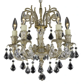Finisterra Five Light Chandelier in Antique Silver (183|CH2001OLN10GST)