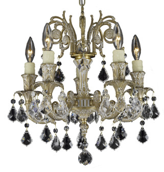 Finisterra Five Light Chandelier in Antique Silver (183|CH2001OLN10GPI)