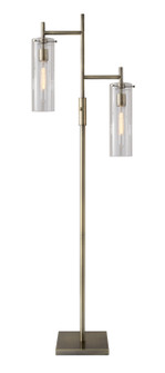 Dalton Two Light Floor Lamp in Antique Brass (262|385321)