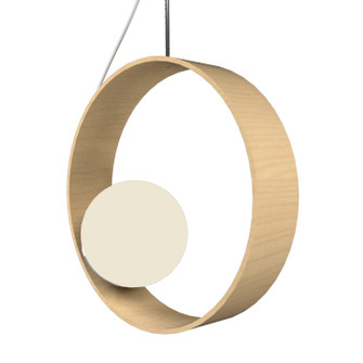 Sfera One Light Pendant in Maple (486|62034)