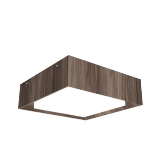 Squares LED Ceiling Mount in American Walnut (486|584LED18)