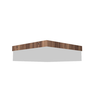 Clean LED Ceiling Mount in American Walnut (486|566LED18)