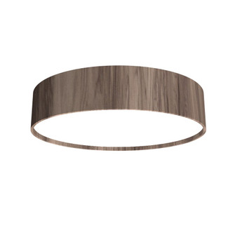 Cylindrical LED Ceiling Mount in American Walnut (486|547LED18)