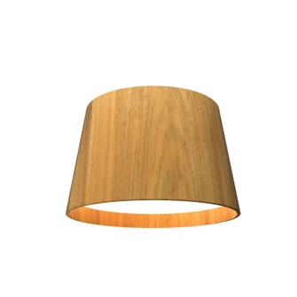 Squadro LED Ceiling Mount in Louro Freijo (486|5100LED09)