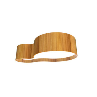 Cylindrical LED Ceiling Mount in Teak (486|5064LED12)