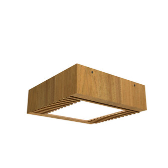 Slatted LED Ceiling Mount in Louro Freijo (486|501LED09)