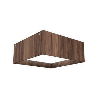 Squares LED Ceiling Mount in American Walnut (486|493LED18)