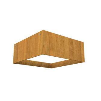 Squares LED Ceiling Mount in Louro Freijo (486|493LED09)