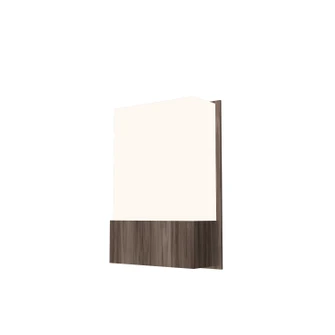 Clean One Light Wall Lamp in American Walnut (486|44418)