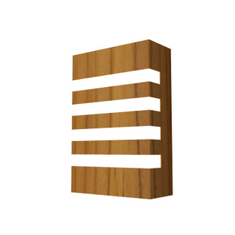 Clean LED Wall Lamp in Teak (486|433LED12)